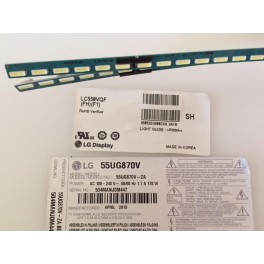 tira led lc550vqf 550e2eg800cks 8a1b 6916l2121anpl46w u5 extraido de television samsung 55ug87069v