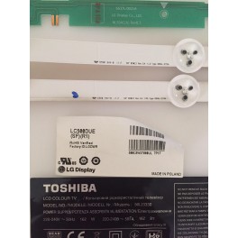 Tiras led 6637l-0021a nl50ac (a) 6916l-1276a 6916l-1272a panel lc500due (sf) (r1) extraido de television toshiba 50l2333d