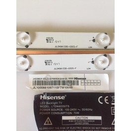 Tiras led jl.d40a1330-03cs-f  1143937 b 12bt1233 b1 d151125 jhd396df-e01 extraido de tv hisense ltdn40d50ts