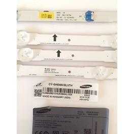 Tiras led bn41-02176a sj140102 2014svs48f_3228_l06_rev1.0_131119nhf panel cy-gh048cslv7h extraido de tv samsung ue48j6200