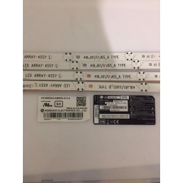 tiras led 49lj61/uj65_a 49lj61/uj65_b hhmb17g1b eav63673008 panel hc490dun-absr3-a11x  tv lg 49lj614v 