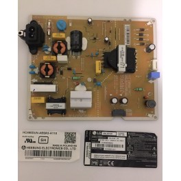 fuente de alimentacion eax67108001 (1.5) eay64529701 lgp49d-17f1 panel hc490dun-absr3-a11x  tv lg 49lj614v 
