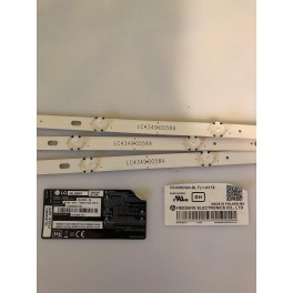 tiras led lc43490058a jfhb18d1b04412 lc43490058algd panel hc430dun-sltl1-a11x tv lg 43lj594v