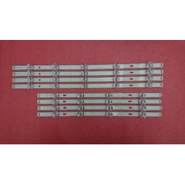  tiras de 4a+4b 9 leds para LG 47 "TV innotek DRT 3,0 47" 47LB6300 47GB6500 47LB652V 47lb650v LC470DUH 47LB