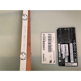 ki tiras led 3 x 8 led 43lh60_fhd_a eav63452303 extraido de tv lg 43lh604v panel nc430due eaj63691201