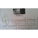 kit tiras de led tv lg 49uj670v v17 49 l1 49" v17 art3 2862 rev0.2 1 6916l 2862a panel lc49dgg (fk)(m3) 20cm-6leds-x4 