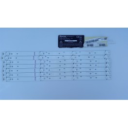 kit tiras de led tv hisense h43n5300 svh420ab4 svh420ab3_rev02_4led_160601(pin) 16cm-4led-7tiras panel hd426k3u51-t1k1/s1/gm