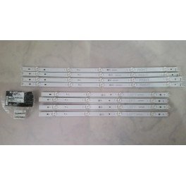 tiras led tv 49uk6400plf panel nc490dgg aagx3 ref nc490dgg-aagx1 gan01-1379a-p1 + gan01-1380a-p1 9 led
