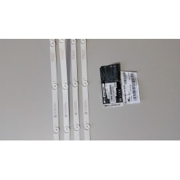 tiras led tv lg 49un711c0zb panel sdl490w0(ld0-b24) ref jl.d49091330-001fs-m e469119 94v-0 9led 4tiras